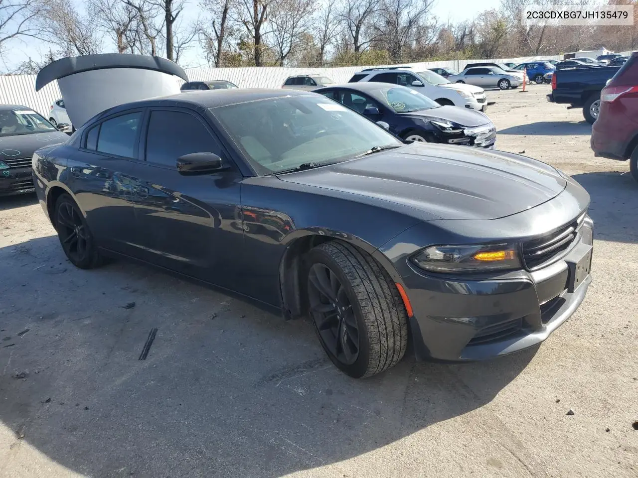 2C3CDXBG7JH135479 2018 Dodge Charger Sxt