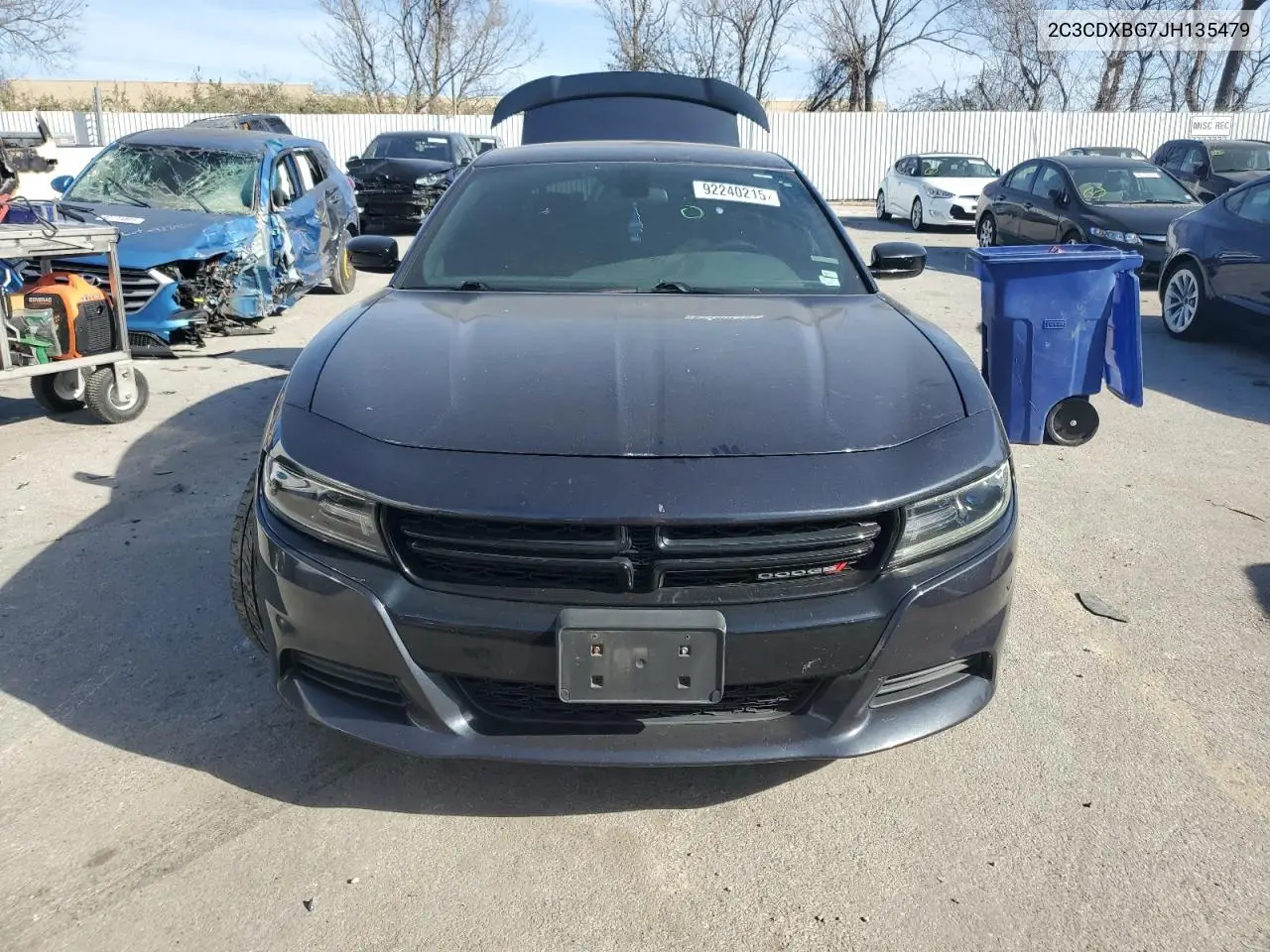 2C3CDXBG7JH135479 2018 Dodge Charger Sxt