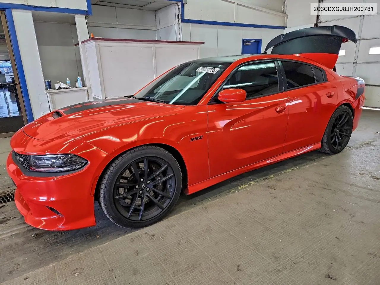2C3CDXGJ8JH200781 2018 Dodge Charger R/T 392