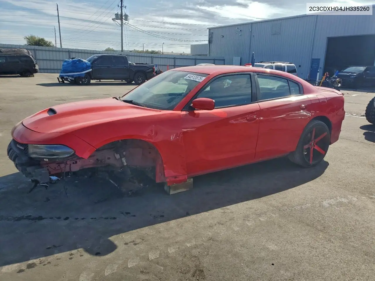 2C3CDXHG4JH335260 2018 Dodge Charger Sxt Plus
