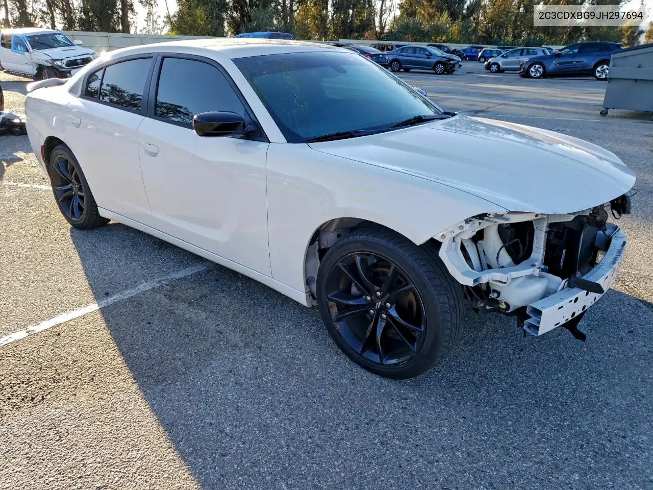 2C3CDXBG9JH297694 2018 Dodge Charger Sxt