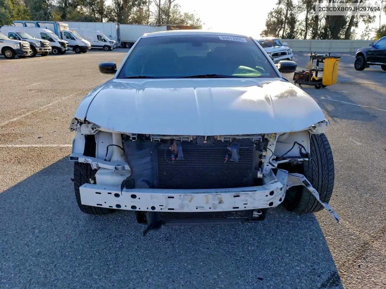 2C3CDXBG9JH297694 2018 Dodge Charger Sxt