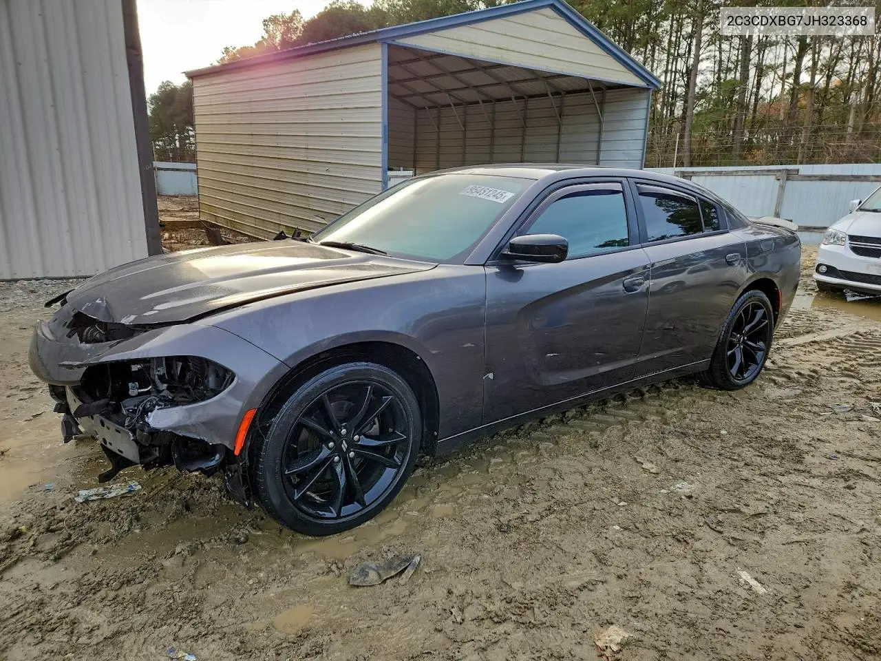 2C3CDXBG7JH323368 2018 Dodge Charger Sxt