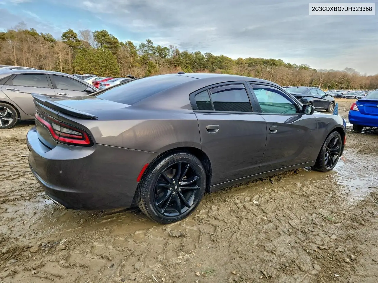2C3CDXBG7JH323368 2018 Dodge Charger Sxt