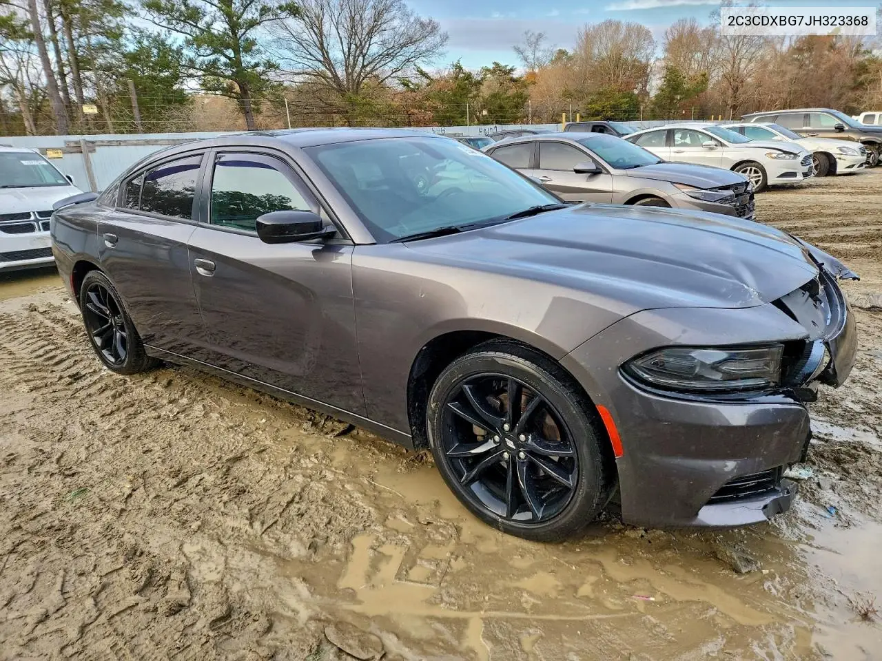 2C3CDXBG7JH323368 2018 Dodge Charger Sxt