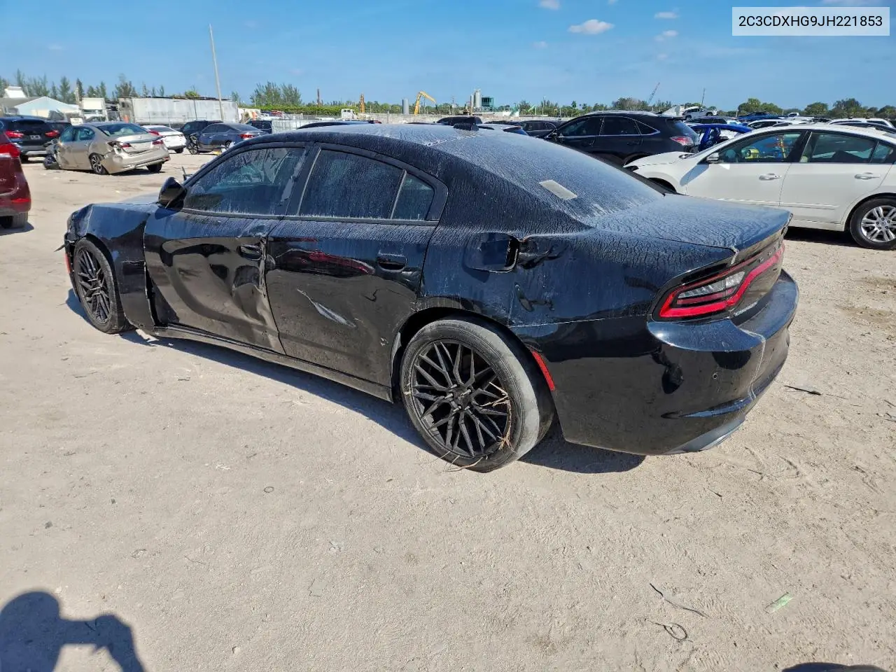 2C3CDXHG9JH221853 2018 Dodge Charger Sxt Plus