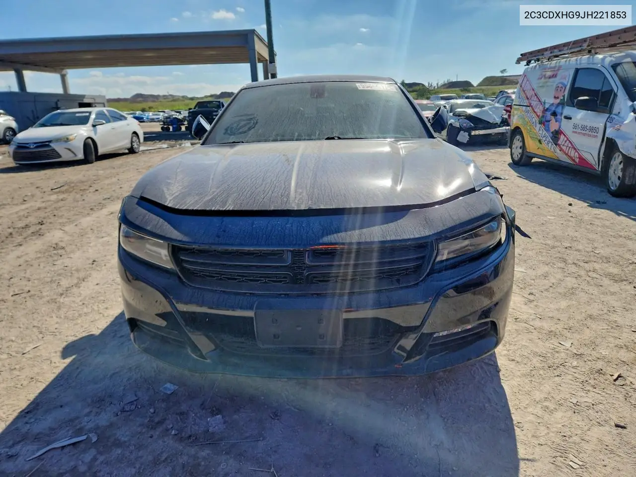 2C3CDXHG9JH221853 2018 Dodge Charger Sxt Plus