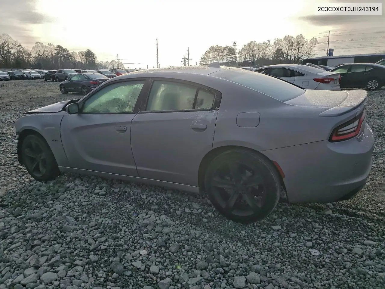 2C3CDXCT0JH243194 2018 Dodge Charger R/T