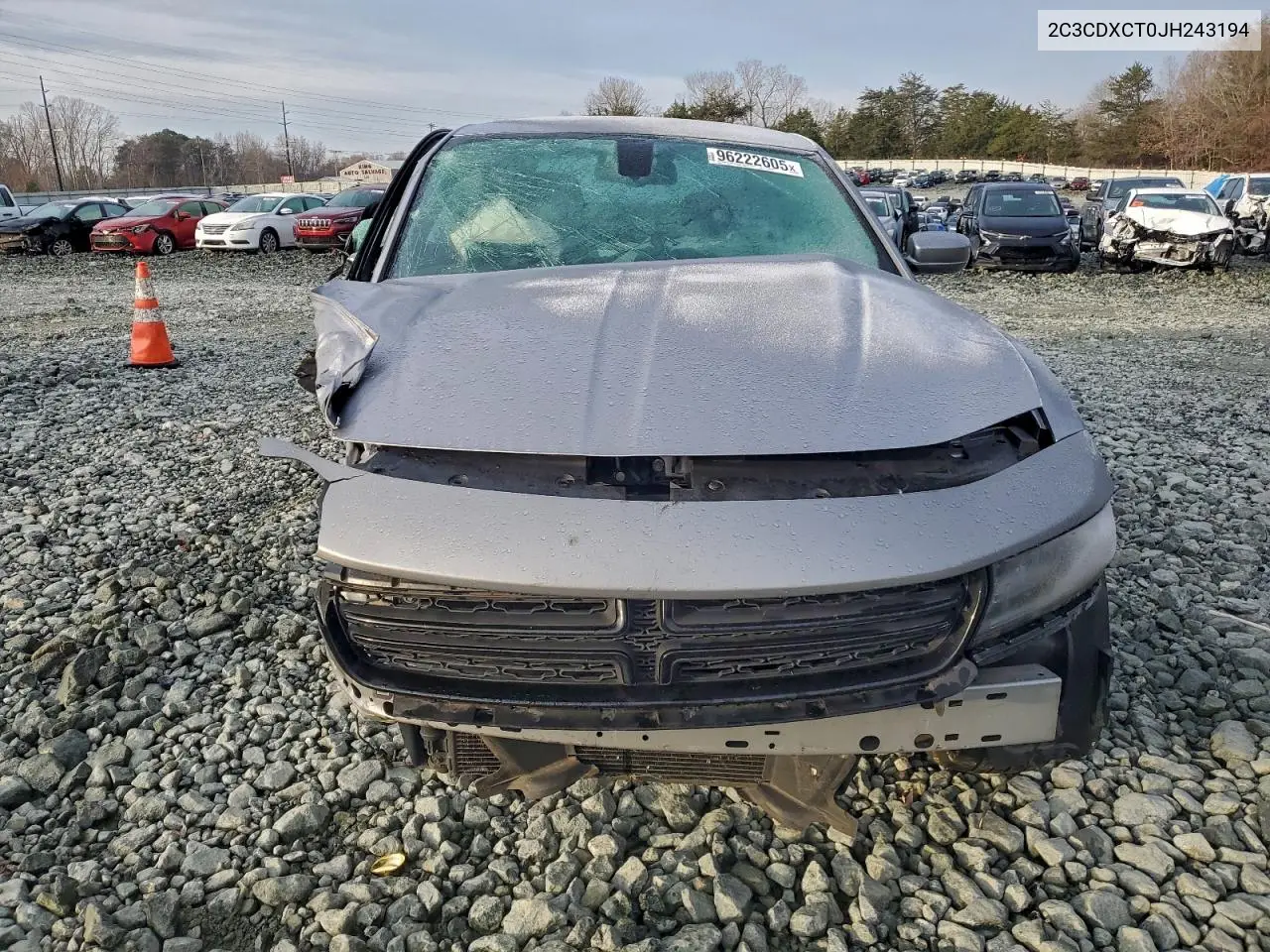 2C3CDXCT0JH243194 2018 Dodge Charger R/T