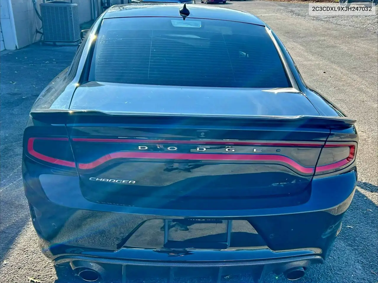 2C3CDXL9XJH247032 2018 Dodge Charger Srt Hellcat
