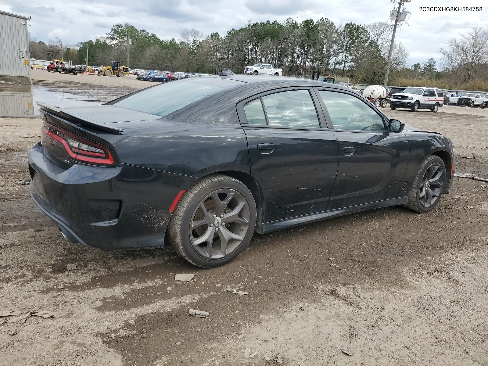 2019 Dodge Charger Gt VIN: 2C3CDXHG8KH584758 Lot: 42026444