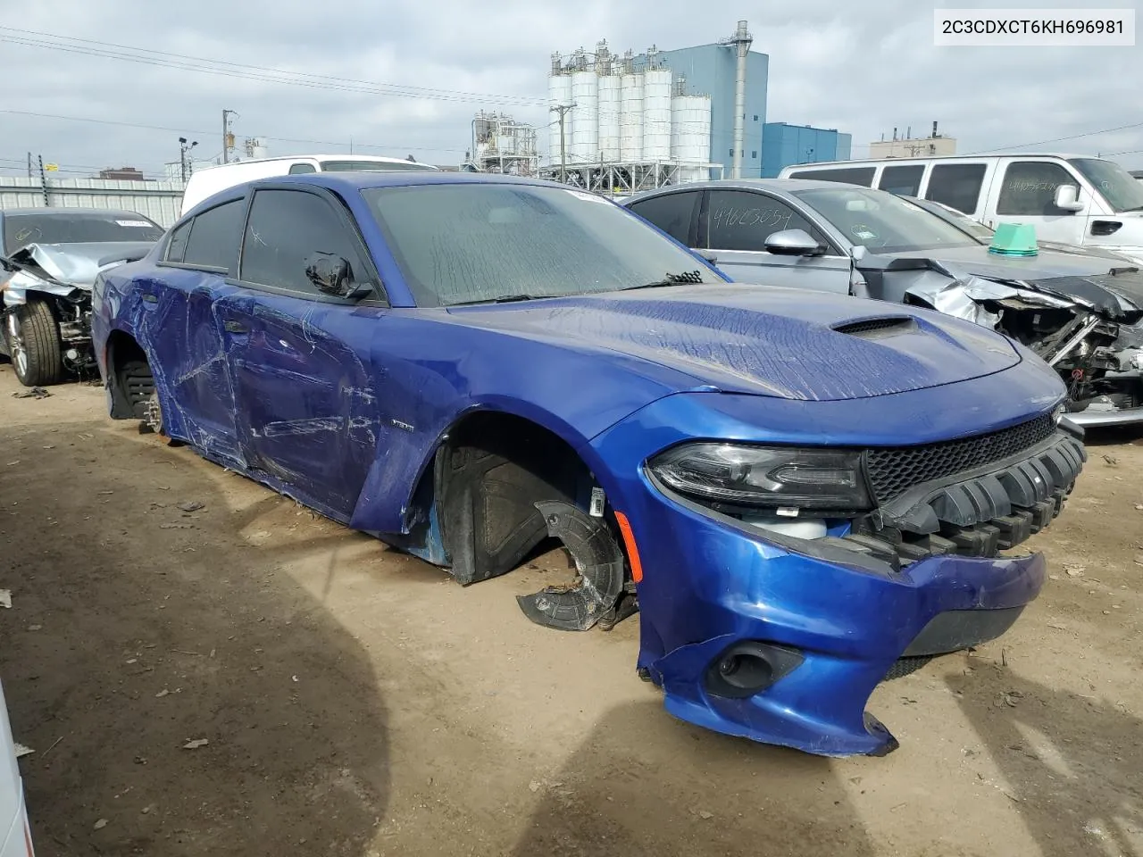 2019 Dodge Charger R/T VIN: 2C3CDXCT6KH696981 Lot: 44702564