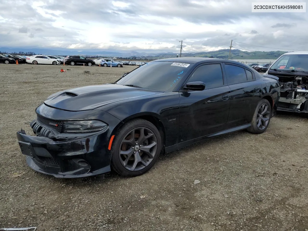 2019 Dodge Charger R/T VIN: 2C3CDXCT6KH598081 Lot: 44979454