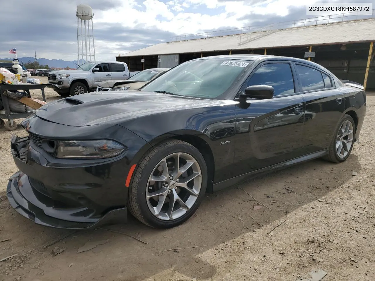 2019 Dodge Charger R/T VIN: 2C3CDXCT8KH587972 Lot: 49832424