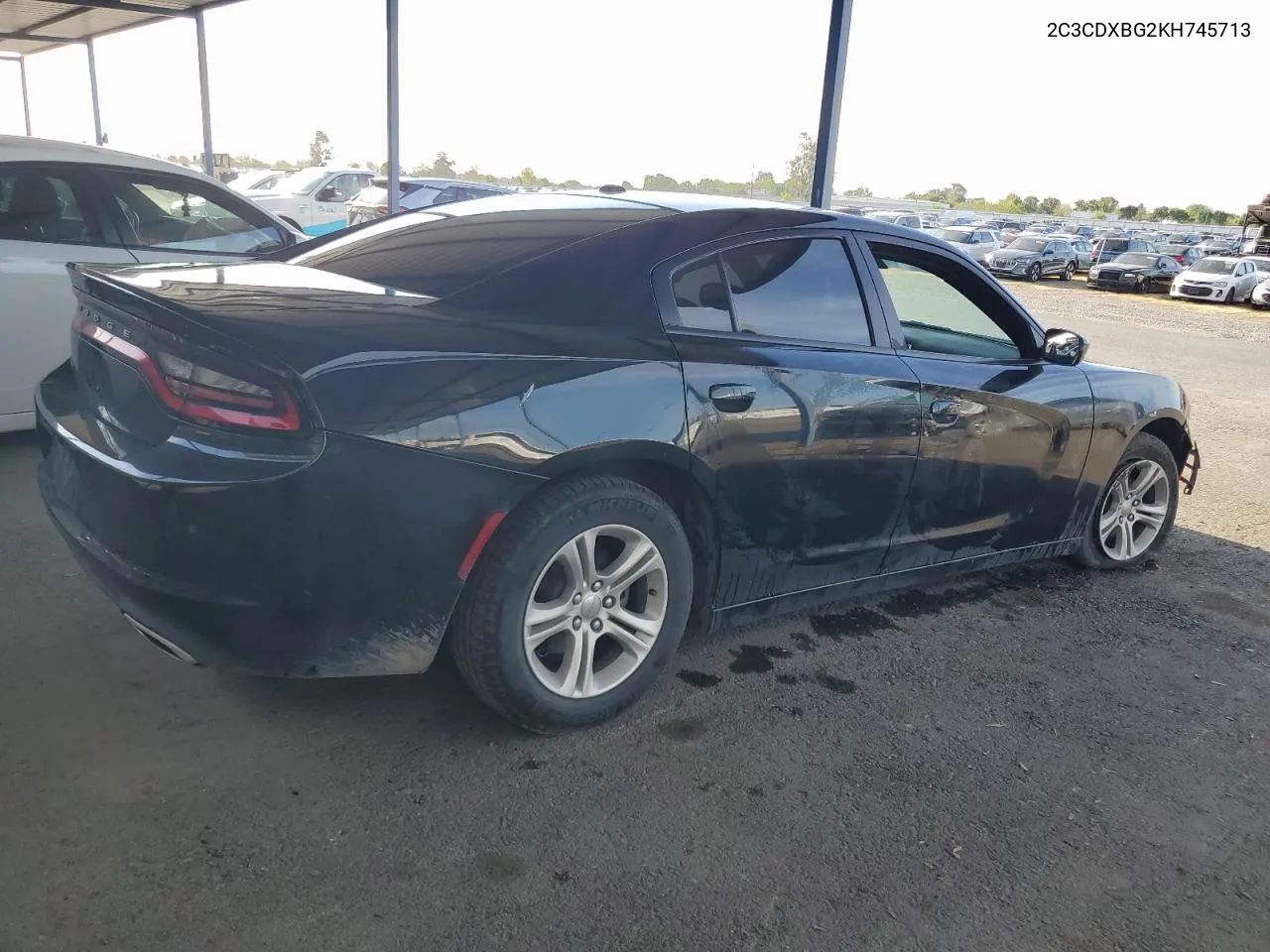 2019 Dodge Charger Sxt VIN: 2C3CDXBG2KH745713 Lot: 50789214