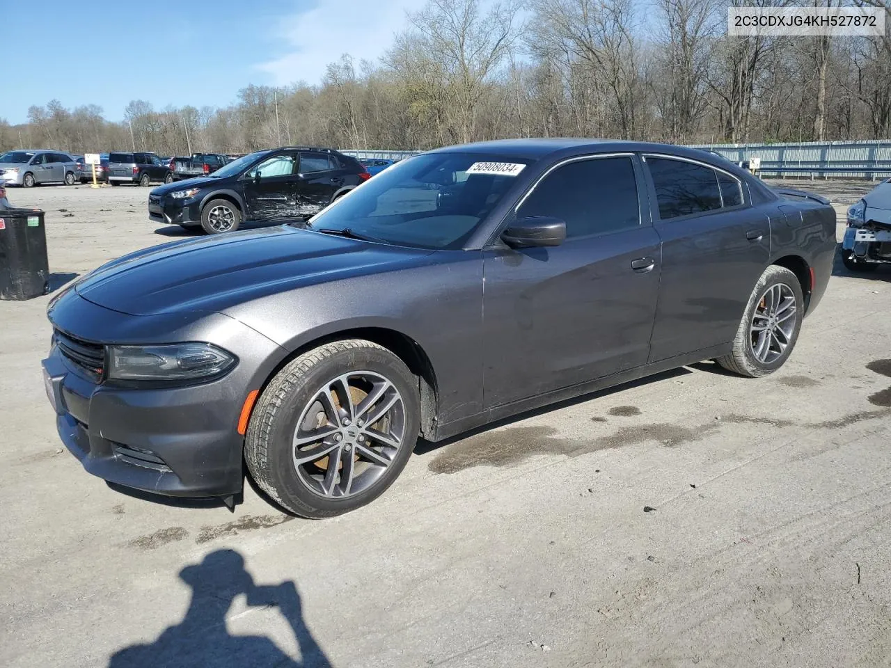 2019 Dodge Charger Sxt VIN: 2C3CDXJG4KH527872 Lot: 50908034