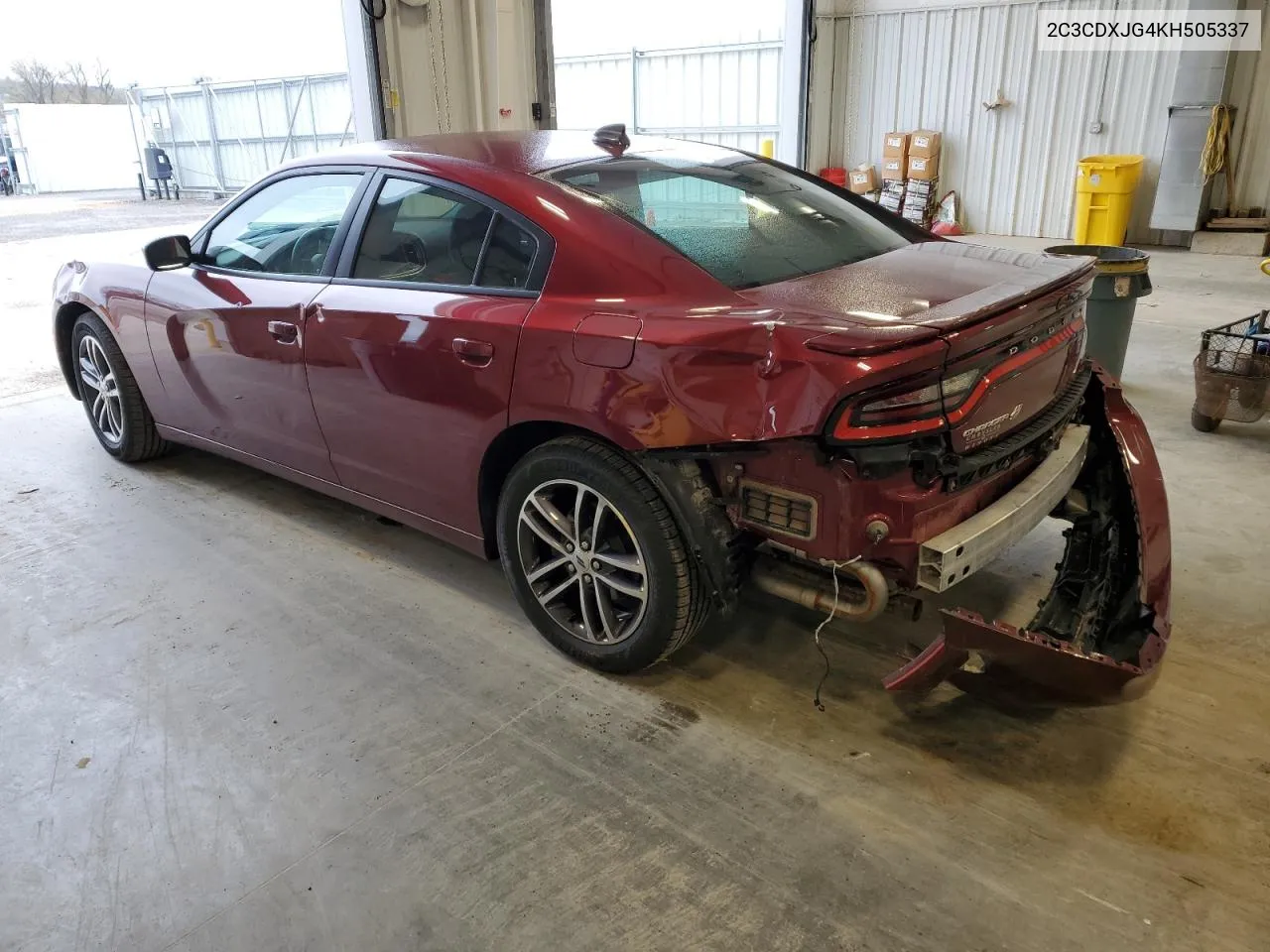 2019 Dodge Charger Sxt VIN: 2C3CDXJG4KH505337 Lot: 50924344