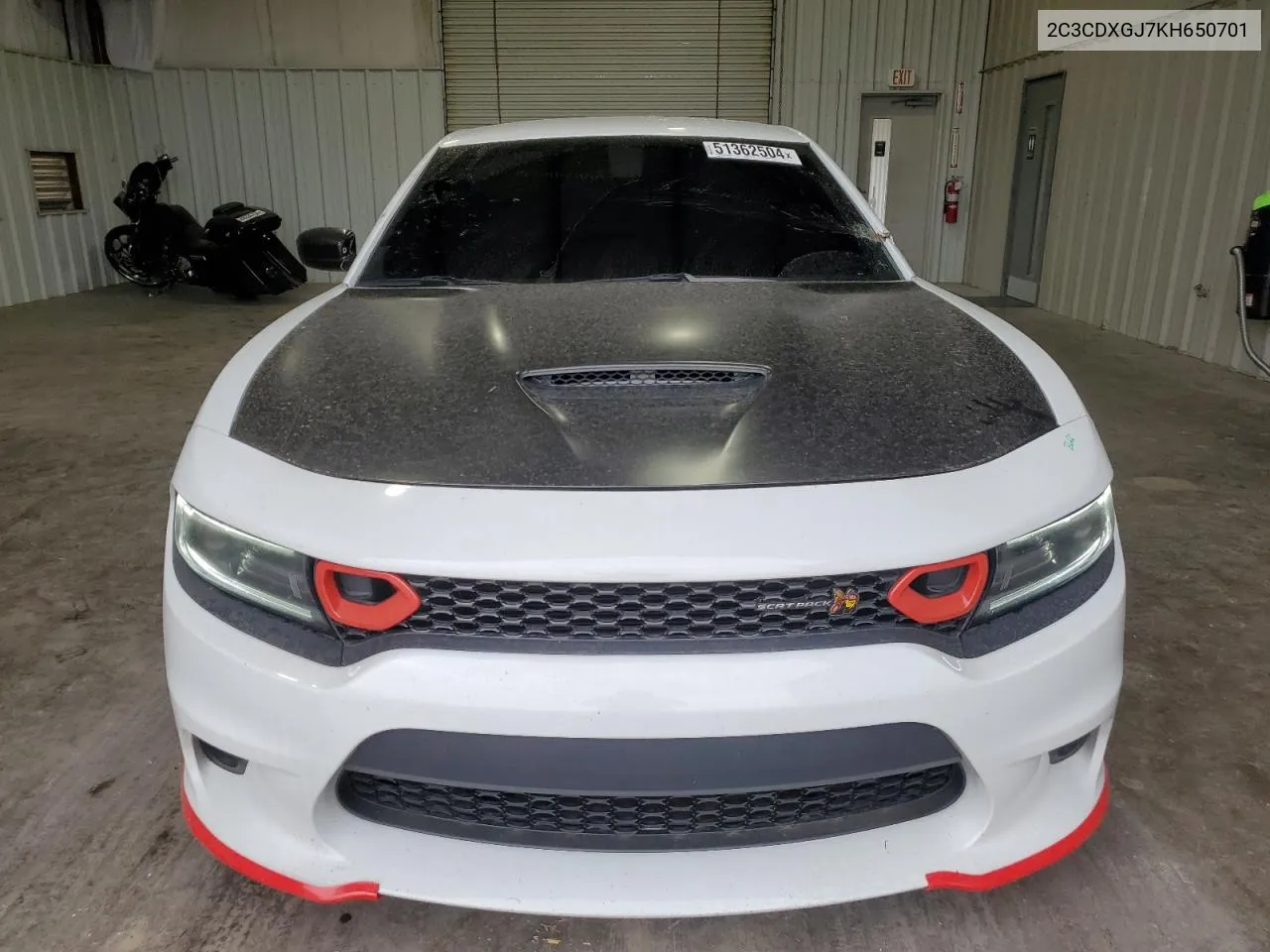 2019 Dodge Charger Scat Pack VIN: 2C3CDXGJ7KH650701 Lot: 51362504