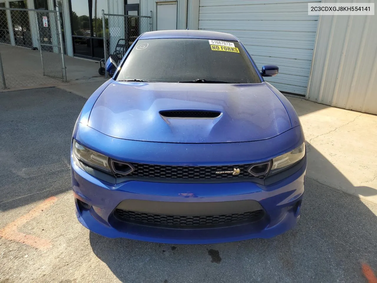 2019 Dodge Charger Scat Pack VIN: 2C3CDXGJ8KH554141 Lot: 51687073