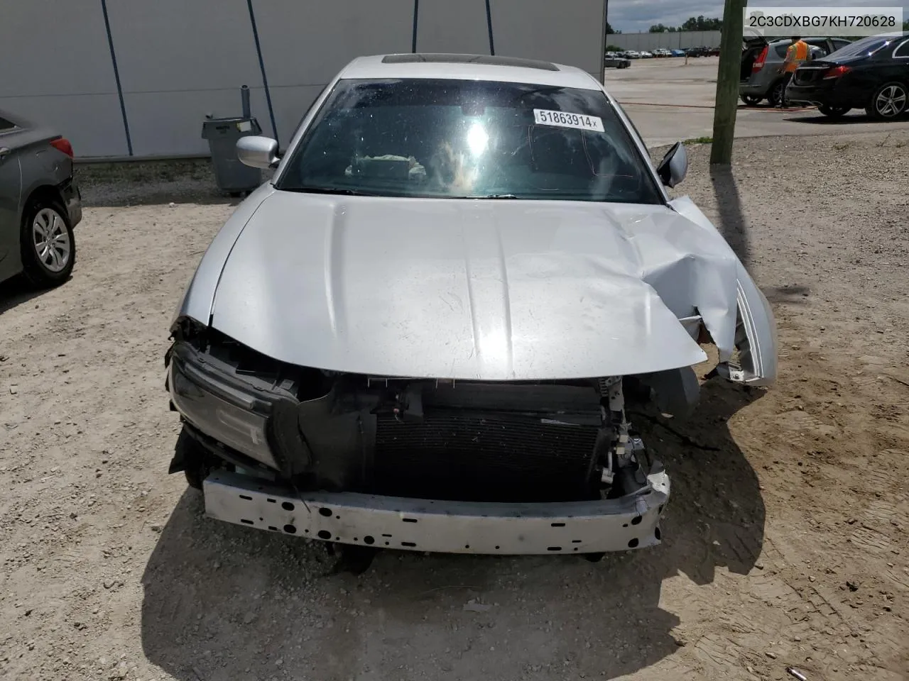 2C3CDXBG7KH720628 2019 Dodge Charger Sxt