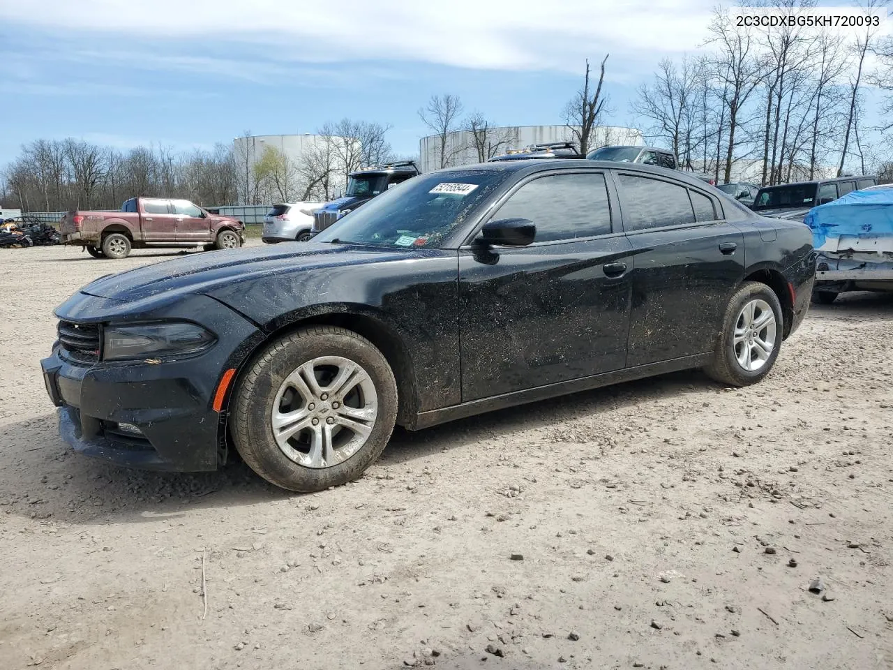 2019 Dodge Charger Sxt VIN: 2C3CDXBG5KH720093 Lot: 52155544