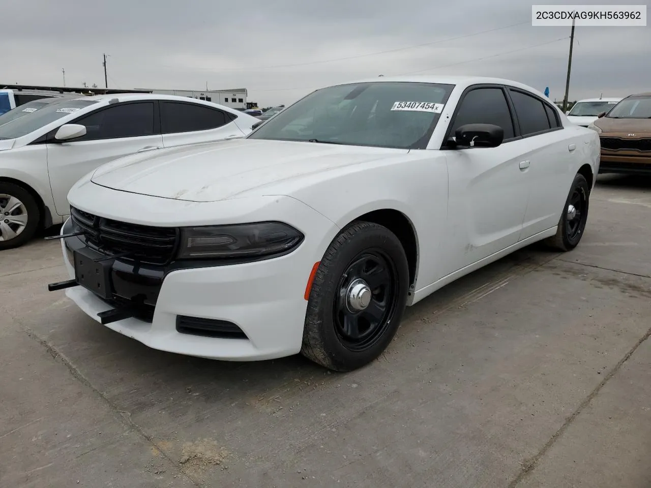 2C3CDXAG9KH563962 2019 Dodge Charger Police