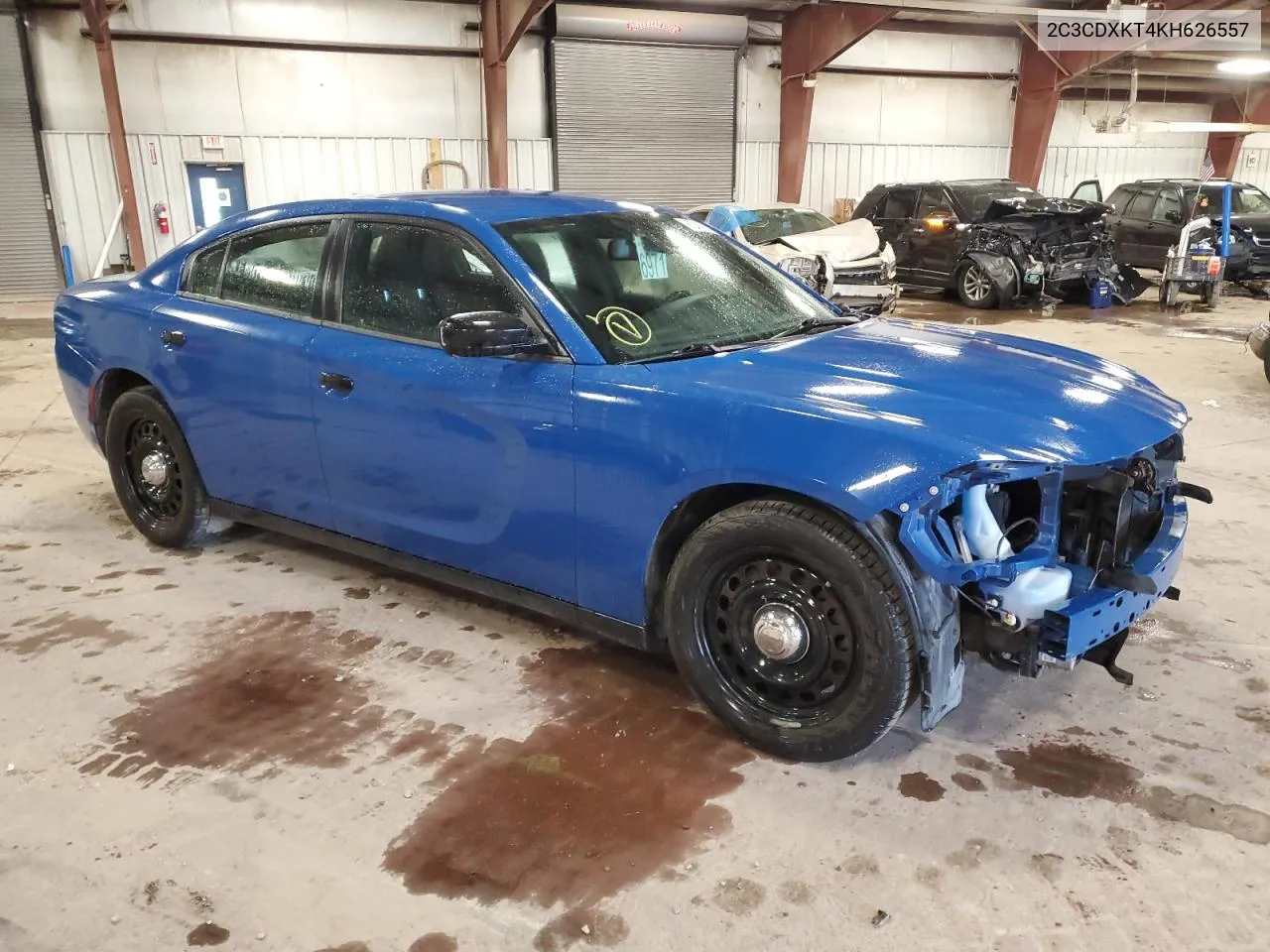 2019 Dodge Charger Police VIN: 2C3CDXKT4KH626557 Lot: 53462834