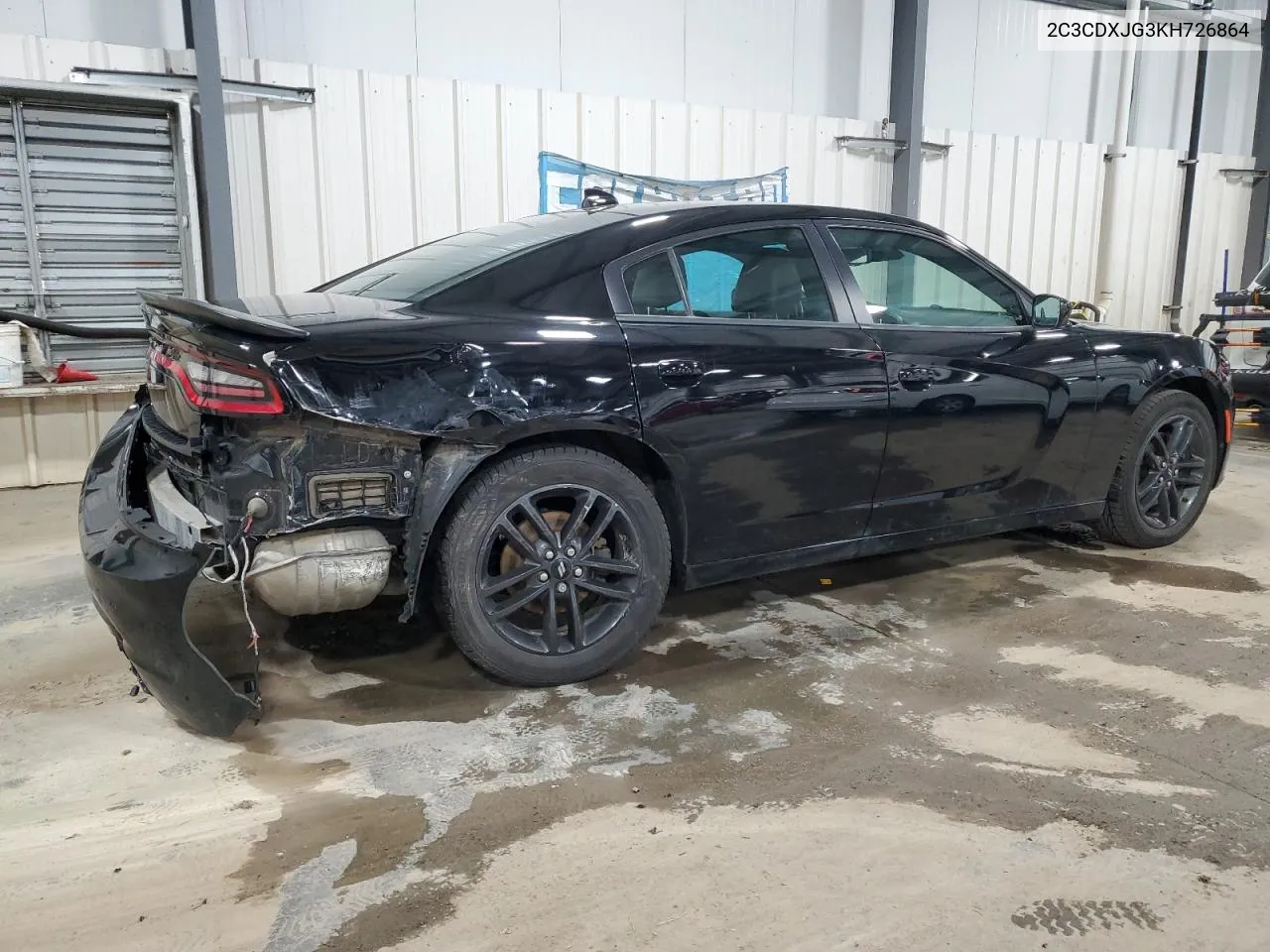 2019 Dodge Charger Sxt VIN: 2C3CDXJG3KH726864 Lot: 53690114