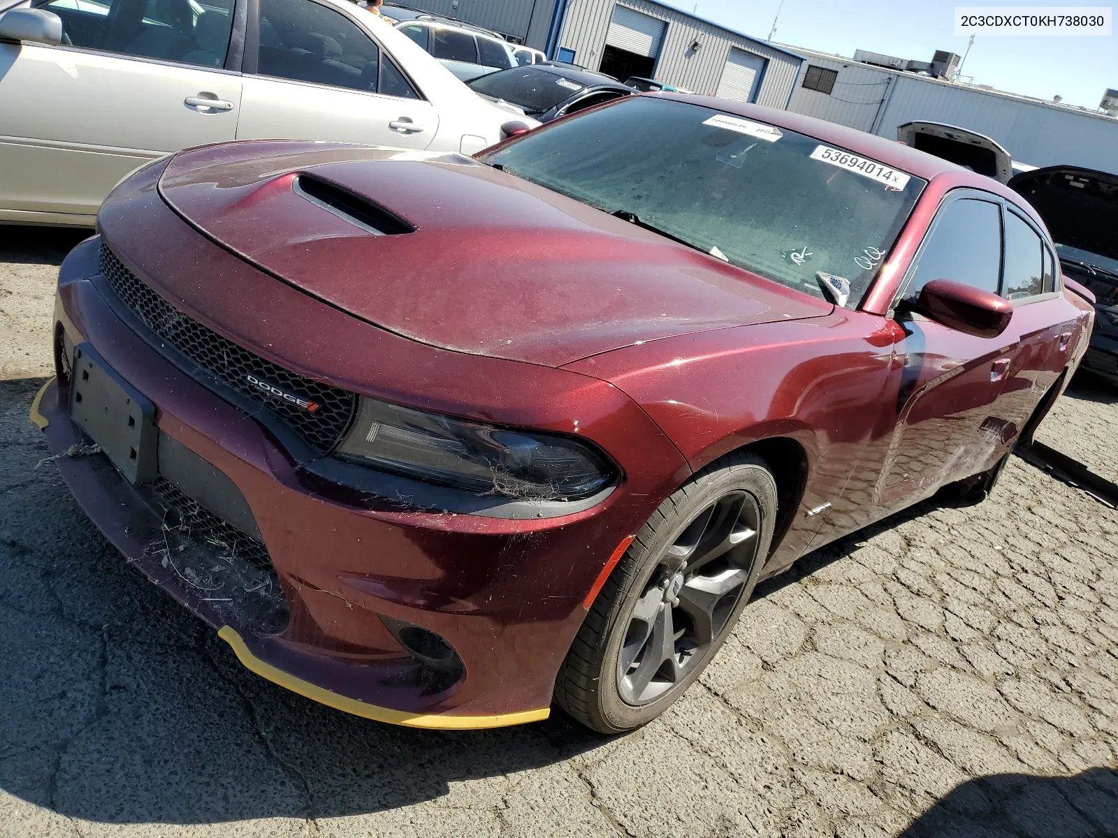 2C3CDXCT0KH738030 2019 Dodge Charger R/T