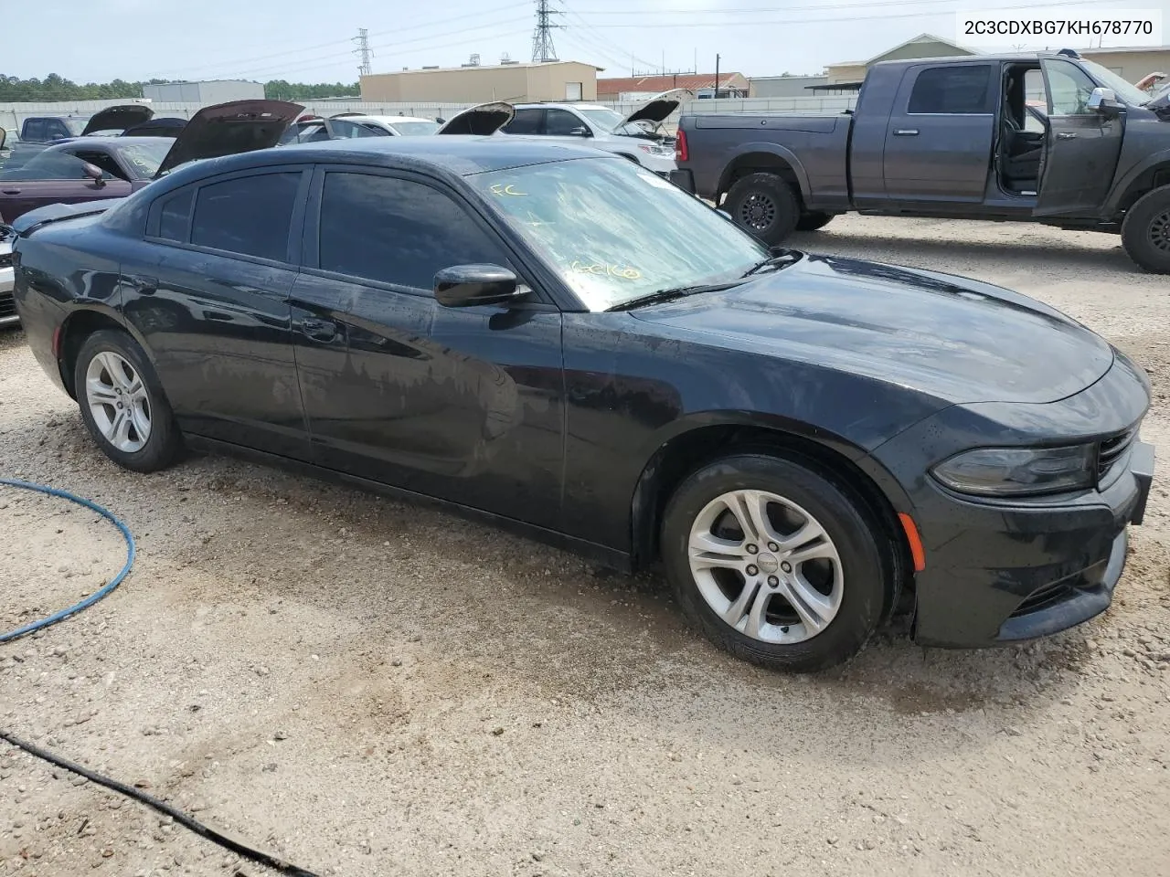 2019 Dodge Charger Sxt VIN: 2C3CDXBG7KH678770 Lot: 53943884