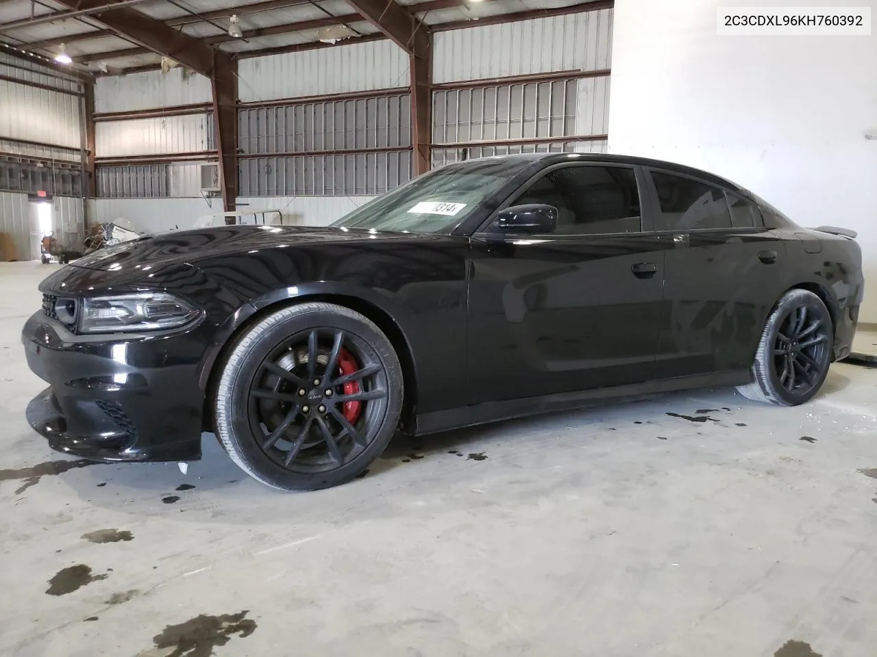 2C3CDXL96KH760392 2019 Dodge Charger Srt Hellcat