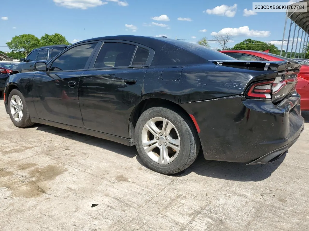 2019 Dodge Charger Sxt VIN: 2C3CDXBG0KH707784 Lot: 54454844