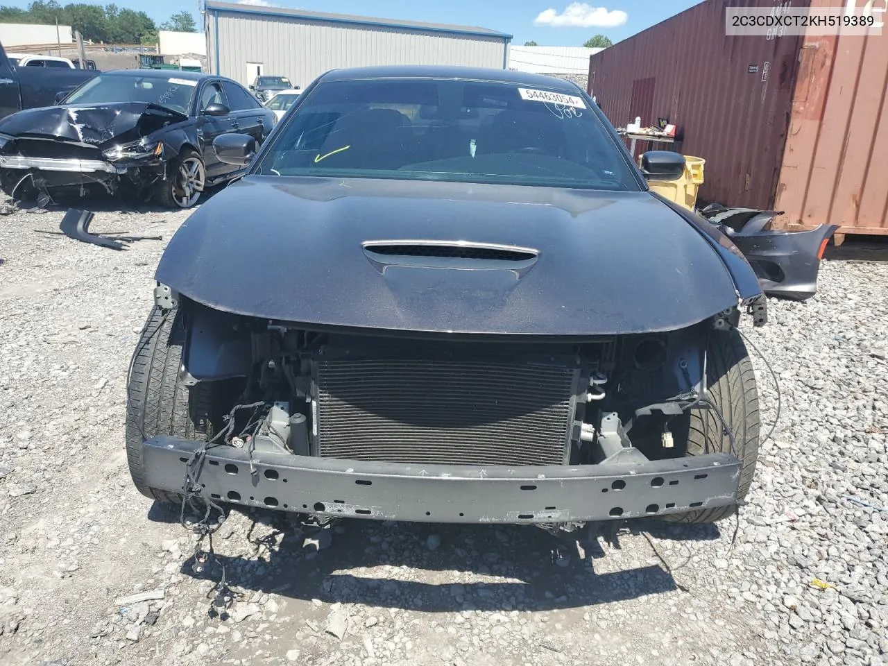 2019 Dodge Charger R/T VIN: 2C3CDXCT2KH519389 Lot: 54463054