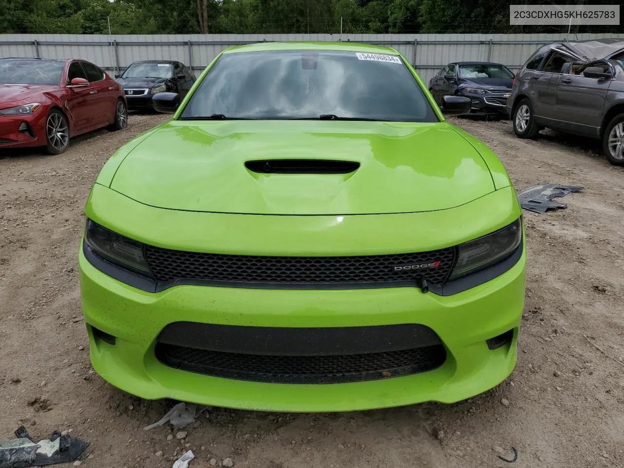 2019 Dodge Charger Gt VIN: 2C3CDXHG5KH625783 Lot: 54498834