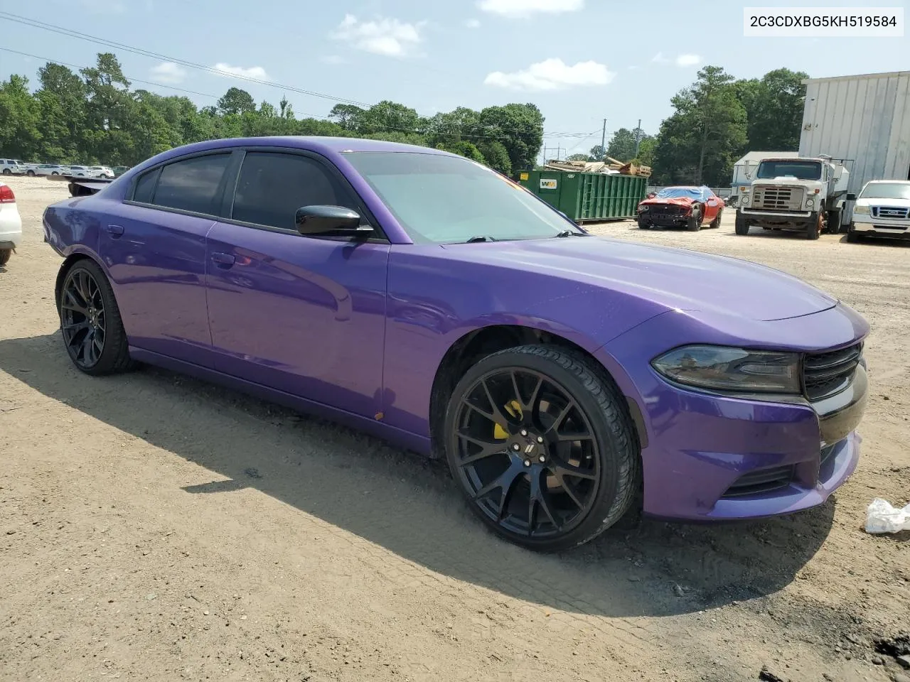 2019 Dodge Charger Sxt VIN: 2C3CDXBG5KH519584 Lot: 54579264