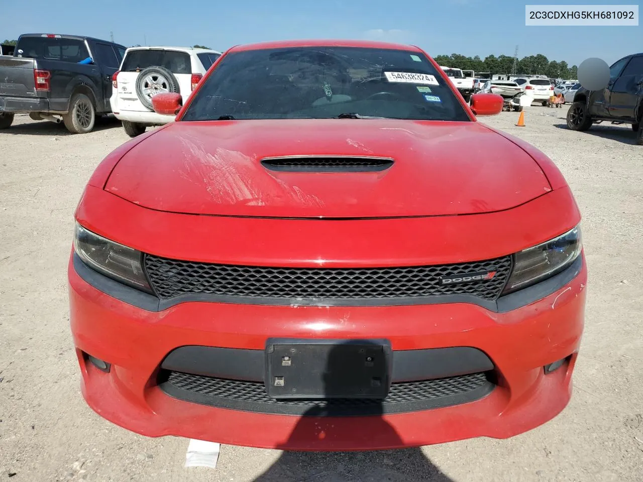 2C3CDXHG5KH681092 2019 Dodge Charger Gt