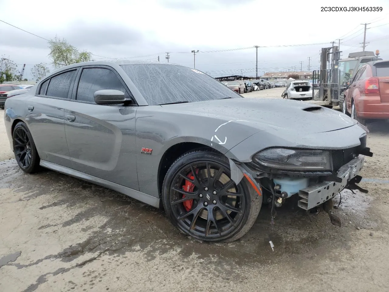 2019 Dodge Charger Scat Pack VIN: 2C3CDXGJ3KH563359 Lot: 54649604