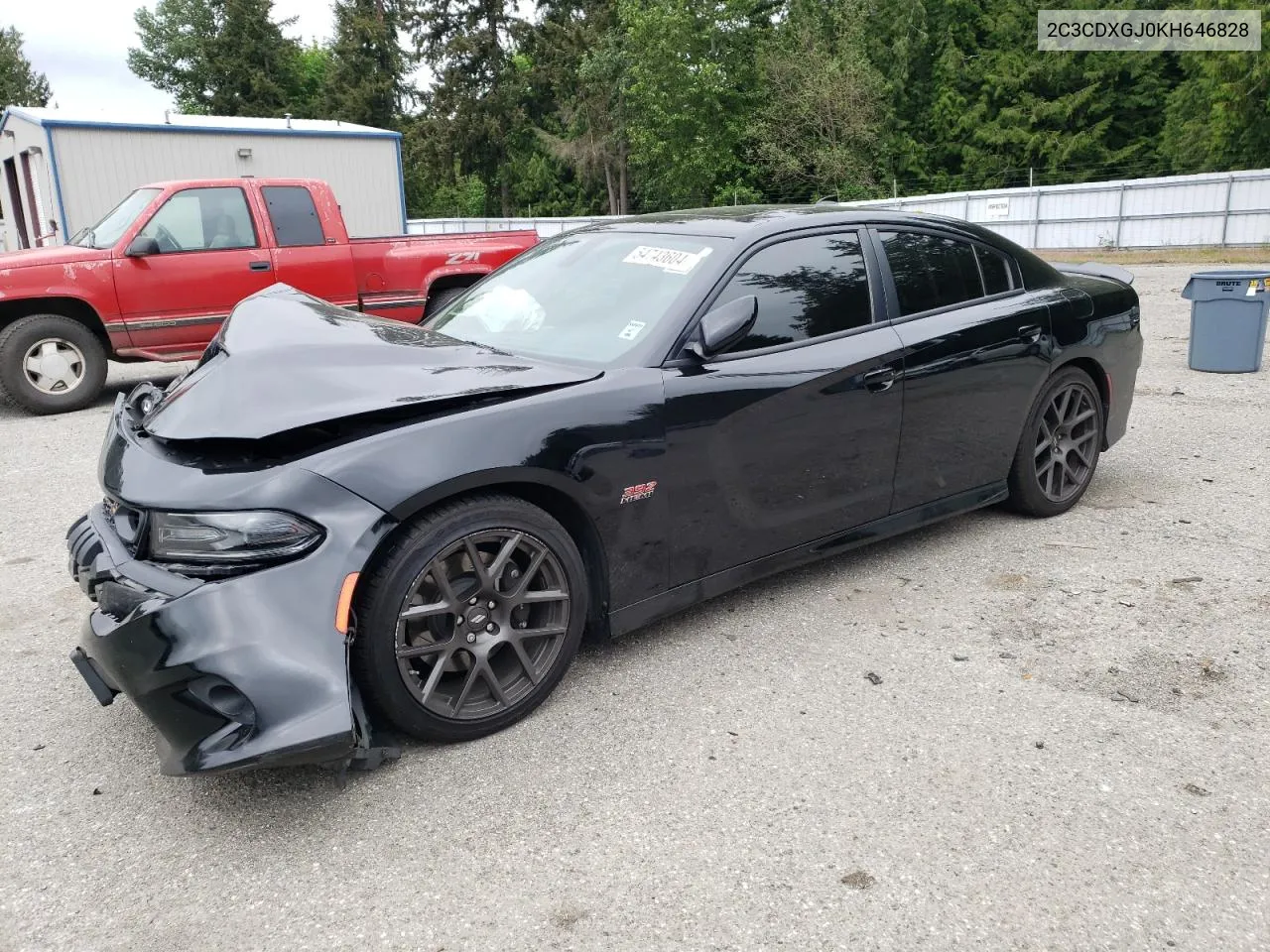 2019 Dodge Charger Scat Pack VIN: 2C3CDXGJ0KH646828 Lot: 54743604