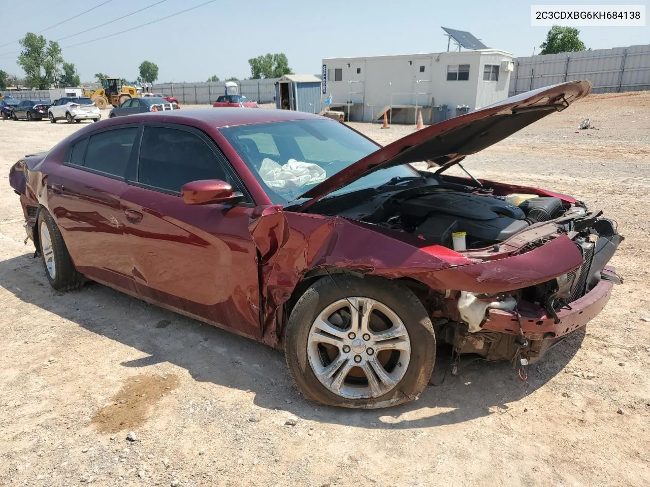 2019 Dodge Charger Sxt VIN: 2C3CDXBG6KH684138 Lot: 54766914