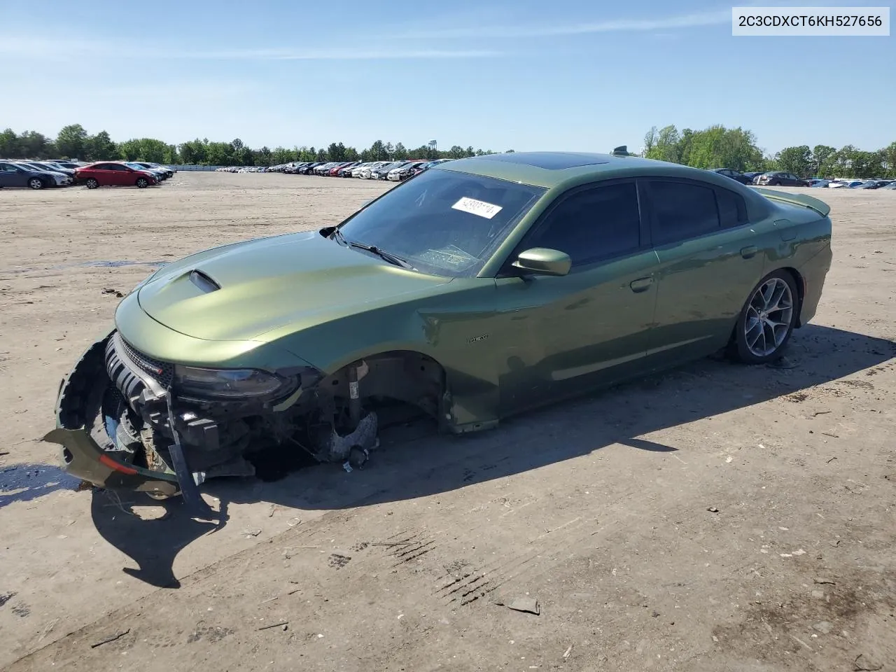 2019 Dodge Charger R/T VIN: 2C3CDXCT6KH527656 Lot: 54893114