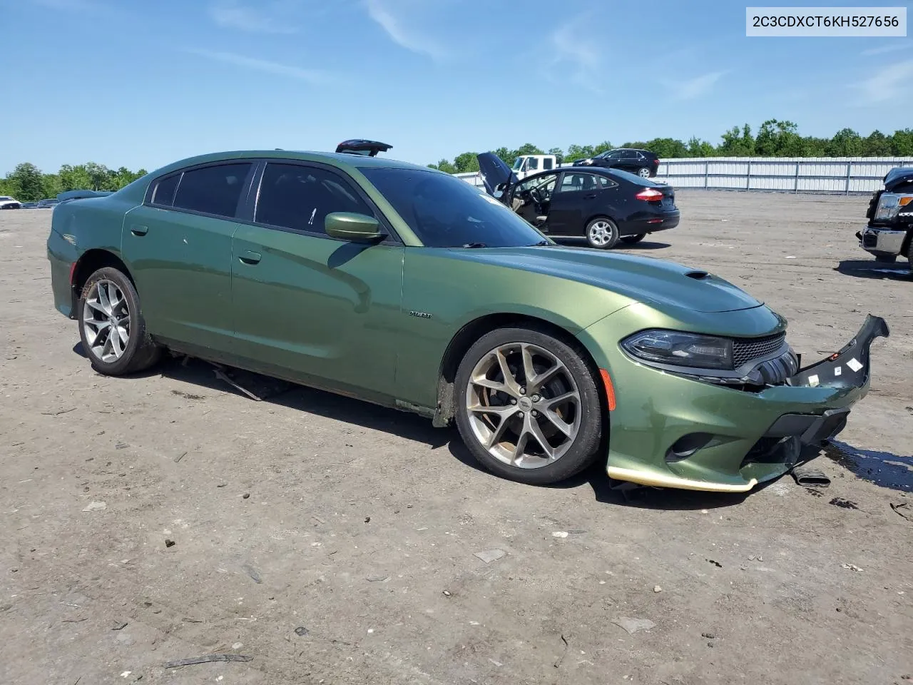 2019 Dodge Charger R/T VIN: 2C3CDXCT6KH527656 Lot: 54893114