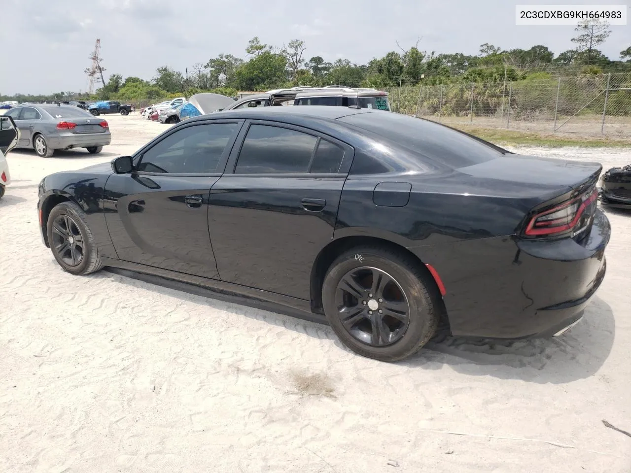 2019 Dodge Charger Sxt VIN: 2C3CDXBG9KH664983 Lot: 55047754