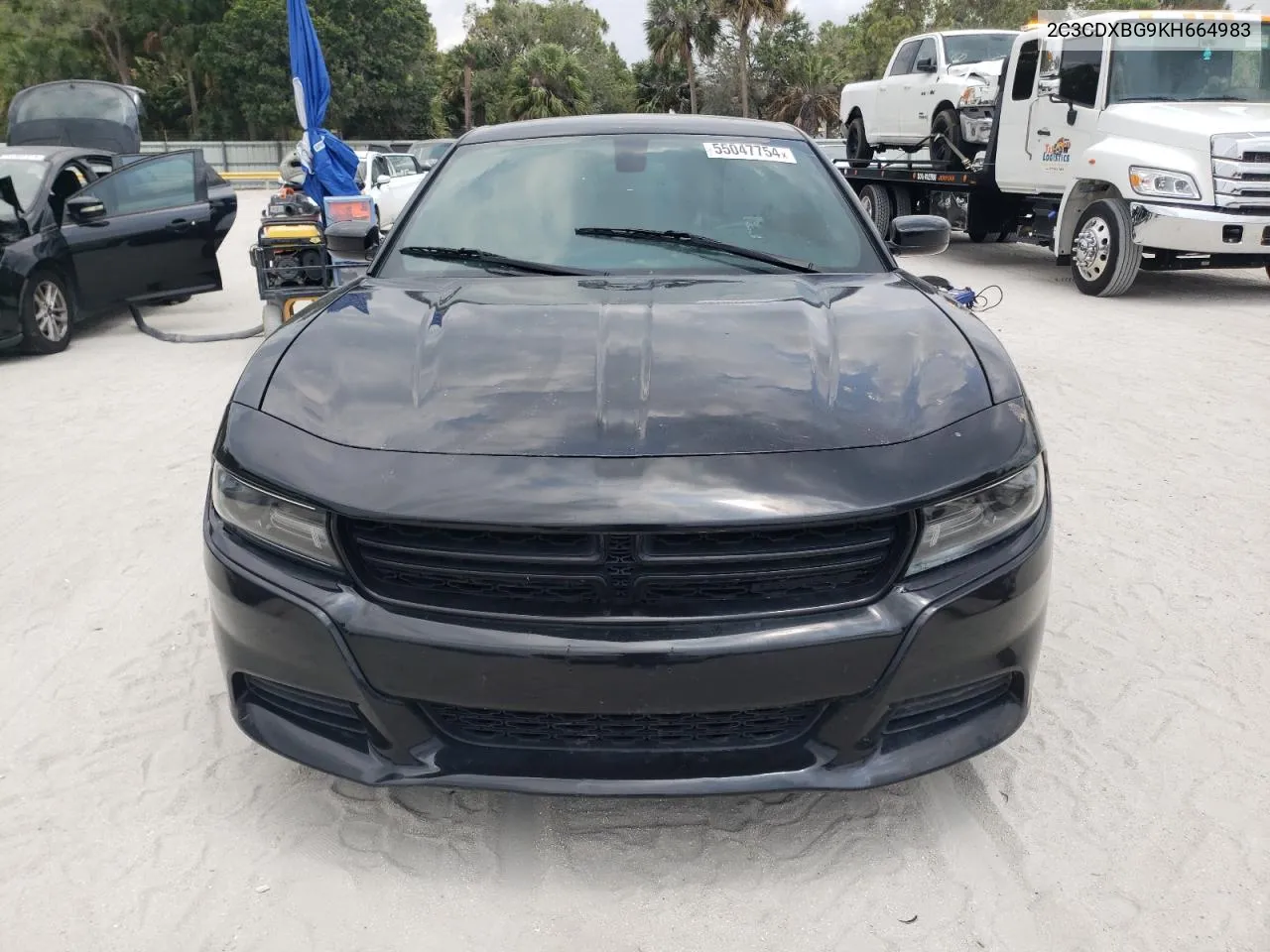 2019 Dodge Charger Sxt VIN: 2C3CDXBG9KH664983 Lot: 55047754