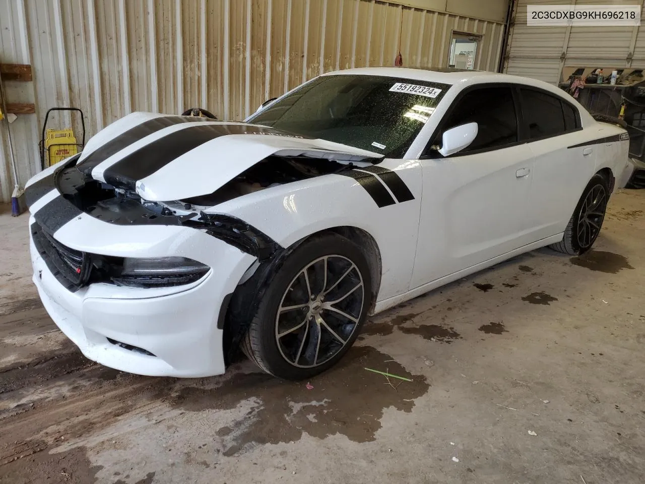 2C3CDXBG9KH696218 2019 Dodge Charger Sxt