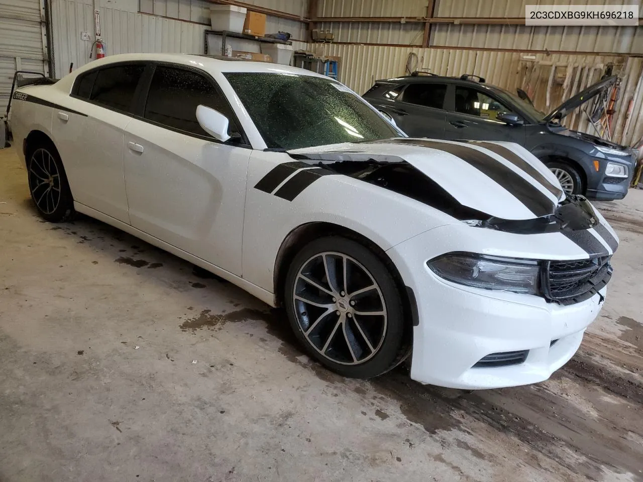 2019 Dodge Charger Sxt VIN: 2C3CDXBG9KH696218 Lot: 55192324