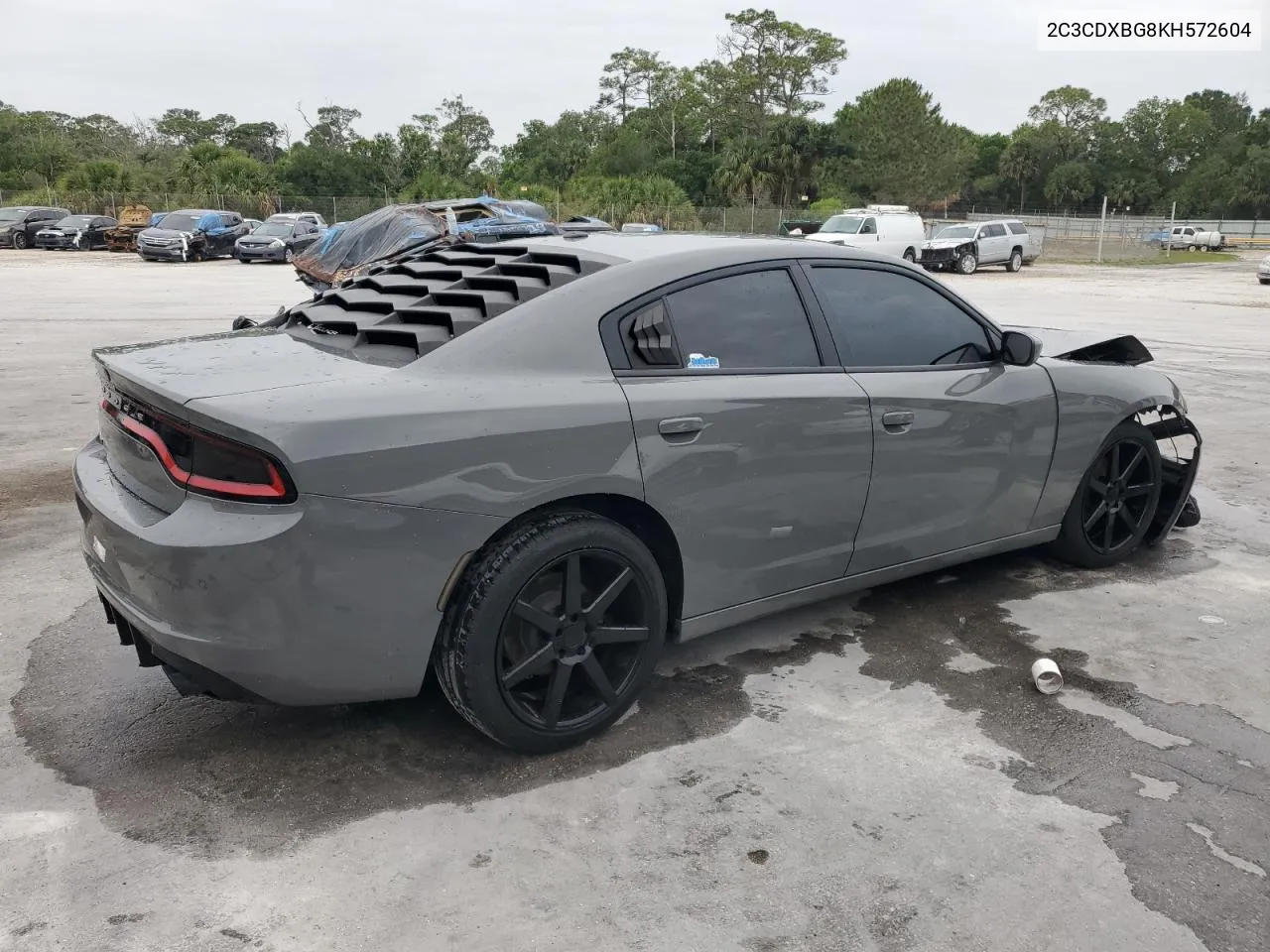 2019 Dodge Charger Sxt VIN: 2C3CDXBG8KH572604 Lot: 55480224