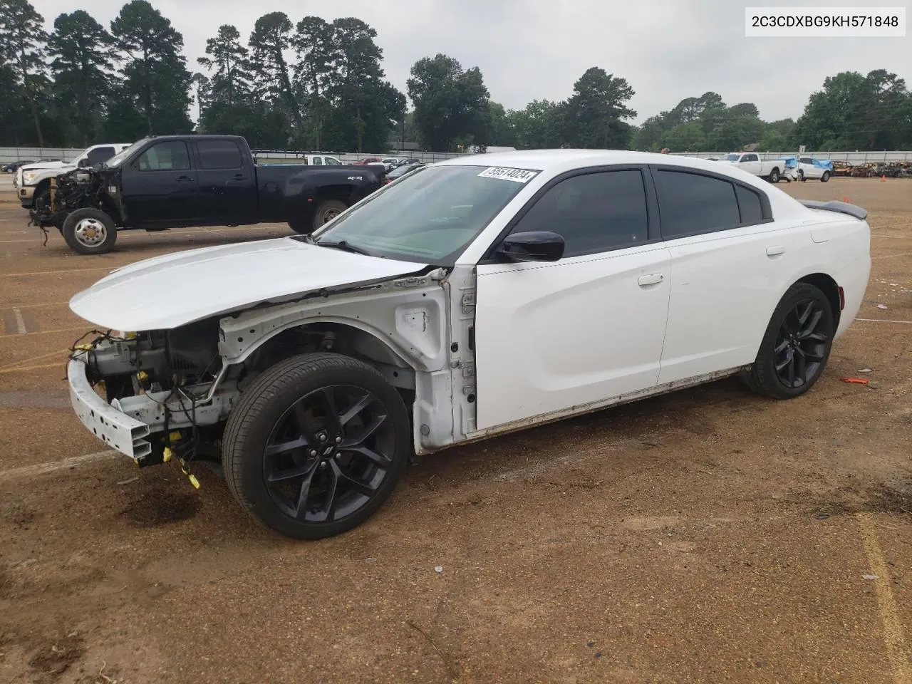 2C3CDXBG9KH571848 2019 Dodge Charger Sxt