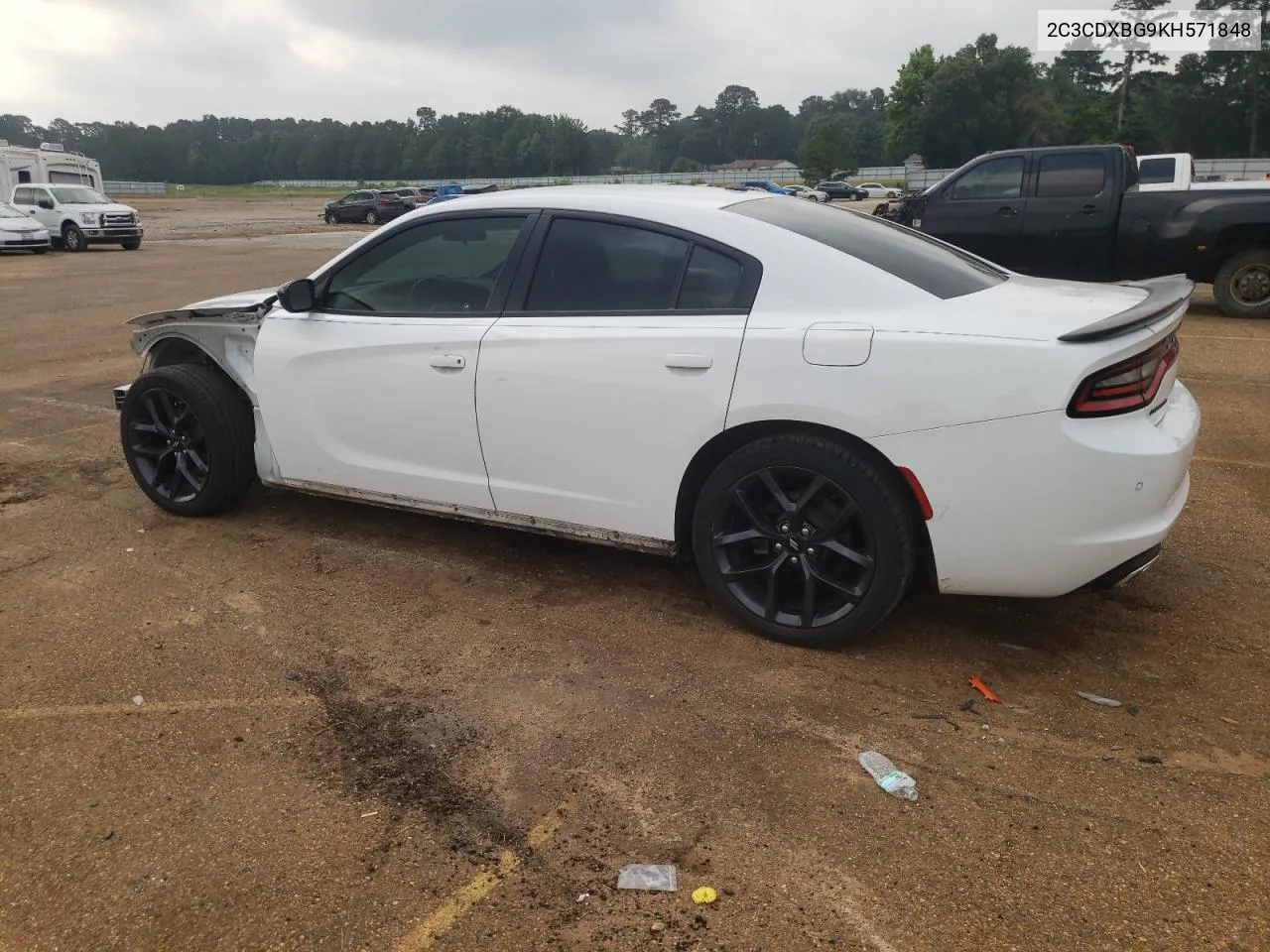 2019 Dodge Charger Sxt VIN: 2C3CDXBG9KH571848 Lot: 55514024