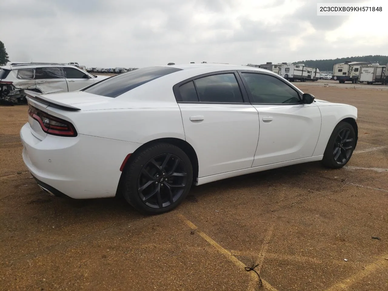 2019 Dodge Charger Sxt VIN: 2C3CDXBG9KH571848 Lot: 55514024