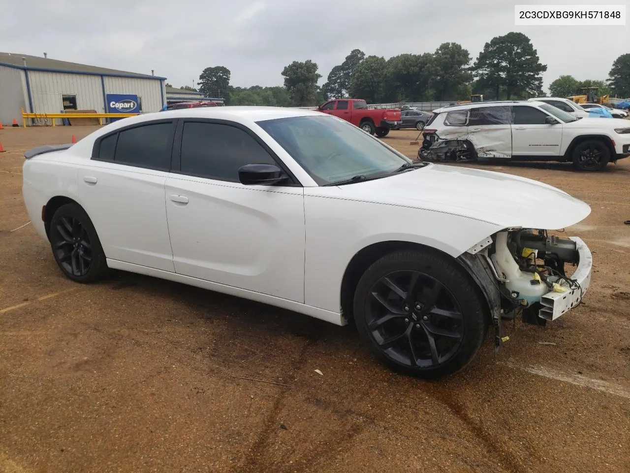 2019 Dodge Charger Sxt VIN: 2C3CDXBG9KH571848 Lot: 55514024